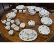 Spode Trapnell sprays dinner service comprising 8 dinner plates, 6 side plates, 6 shallow bowls,