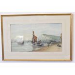 John Francis Branegan, signed pair of watercolours, inscribed "Shakespeare's Cliff, Dover" and "
