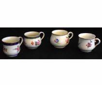 Derby custard cup and three other French examples