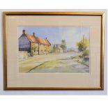 Ken Tidd, signed pair of watercolours, Norfolk views, 33 x 51cms (2)