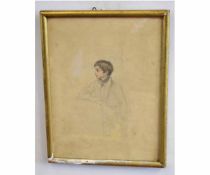 After Adam Buck (1759-1833, British), pencil and watercolour drawing, unsigned, Portrait of