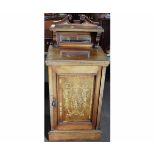 Edwardian mahogany and satinwood inlaid pot cupboard with marquetry inlaid door with classical