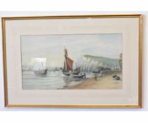 John Francis Branegan, signed pair of watercolours, inscribed "Shakespeare's Cliff, Dover" and "