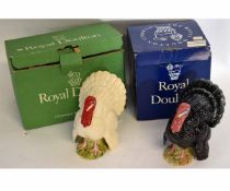 Royal Doulton "The Turkey", model D6889, edition number 1758, with presentation box and certificate,