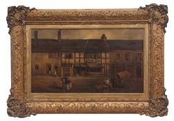ENGLISH SCHOOL (19TH CENTURY) Shakespeare's birthplace oil on canvas, bears date 1829 lower right 34