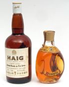Haig Gold Label blended Scotch, 70% Proof, 26 2/3 fl oz and Dimple Haig 13 1/3 fl oz, one bottle