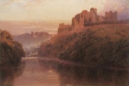 HARRY SUTTON PALMER, RA, RI (1854-1933) "Richmond Castle" watercolour, signed lower left 35 x 53cms