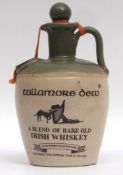 Tullimore Dew Rare Old Irish Whiskey, "Uisge Baugh", in stoneware jug