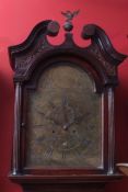 First half of 19th century mahogany cased 8-day longcase clock, signed John Simpson, Plea(f)