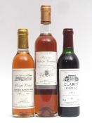 Premier Cotes de Bordeaux (Safeway), 50cl and Clos du Portail Grave Superieures sweet 1996, 37,5cl