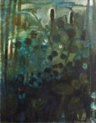 AR MARY NEWCOMB (1922-2008)'Tremendous Moth Night'oil on board, signed and indistinctly dated