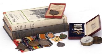 UK: WWI group of three comprising 1914-15 Star, British War Medal, Victory Medal to 77285 (1415) L