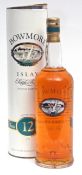 Bowmore Islay Malt Scotch Whisky, 12yo, 1ltr in tube