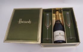Albert Etienne Champagne with two Reidel glasses (in Harrods gift box)