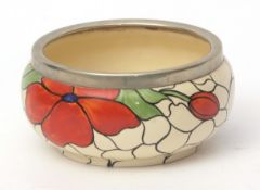 Biarritz large dish together with fruit bowl and further set of small dishes with floral design,