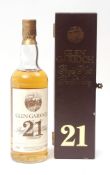 Glen Garioch 21yo Single Malt Scotch Whisky, distilled 1965, in plush box