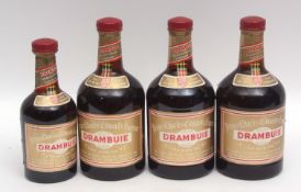 Drambuie "A Link with the 45", 3 bottles and further half bottle (4)