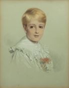 ANTHONY FREDERICK AUGUSTUS SANDYS (1829-1904)Portrait of George Algernon Perkins circa 1902 coloured