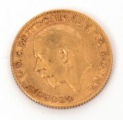 UK: George V 1911 sovereign