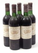 Chateau Margaux Premier Grand Cru Classe, 1970, 5 bottles