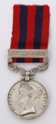 UK: India General Service medal with Jowaki 1877-8 clasp to 618 Private James Gavin 2/9th Foot (