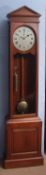 Mid-19th century mahogany cased domestic type regulator, E Kirby - Lynn, the case with an