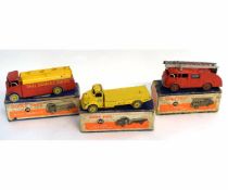 Dinky Shell Chemicals 591 AEC tanker with original box, Ferrocrete 533 Leyland cement wagon (boxed),