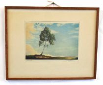 Winston Megoran, signed in pencil to margin, artist's proof coloured etching inscribed "The Lone