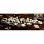 An extensive Royal Albert Country Roses dinner service/coffee and tea set, 24 piece setting