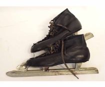 Pair of vintage ice skates