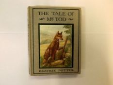 BEATRIX POTTER: THE TALE OF MR TOD, 1912, 1st edition, 15 coloured plates as called for, 16mo,