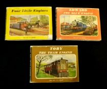 THE REV W AWDRY: 3 titles: TOBY THE TRAM ENGINE, 1952, 1st edition; EDWARD THE BLUE ENGINE, 1954,