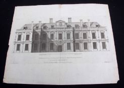 H HULSBERGH AFTER COLEN CAMPBELL: THE ELEVATION OF ALTHORP IN NORTHAMPTONSHIRE, THE SEAT OF THE RT