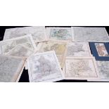 Packet approx 40 assorted maps including Europe, England and Wales etc