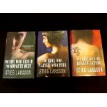 STIEG LARSSON: THE GIRL WITH THE DRAGON TATTOO - THE GIRL WHO PLAYED WITH FIRE - THE GIRL WHO KICKED