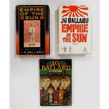 J G BALLARD: 3 titles: EMPIRE OF THE SUN, London, Victor Gollancz, 1984, 1st edition, original