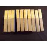 RUDYARD KIPLING: WORKS, Boston and London, The Edinburgh Society, 1909, 10 volumes, limited