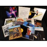 One box: approx 90 assorted jazz and blues LPs, artists include Acker Bilk; B B King; Vic Dickenson;