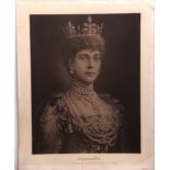 Alexandra of Denmark, Queen Consort of the United Kingdom (1844-1925), portrait photograph by W &