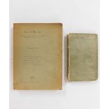 [WILLIAM JOHNSON CORY]: IONICA - IONICA II, two works bound in one volume, 1st work, London,