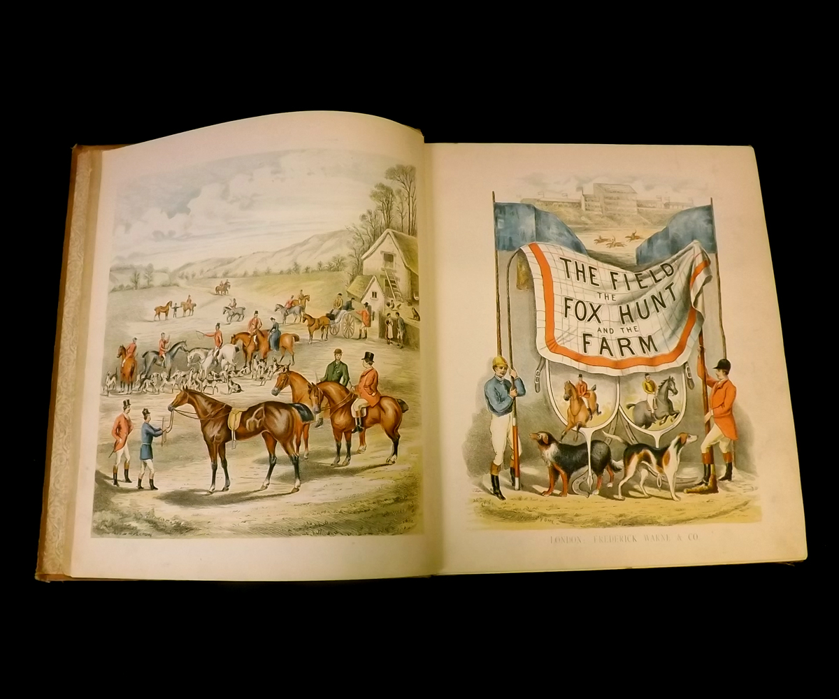 ANON: THE FIELD, THE FOXHUNT, AND, THE FARM, London, Frederick Warne, [1882], 1st edition, - Image 2 of 2