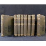 ANTHONY TROLLOPE: THE CHRONICLES OF BARSETSHIRE, London, Chapman & Hall, 1878-79, 8 volumes, half