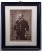 Collection of framed photographs, photogravures etc Edward VII (1841-1910) interest including