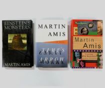 MARTIN AMIS: 3 titles: EINSTEIN'S MONSTERS, London, 1987, 1st edition, original cloth, dust-wrapper;