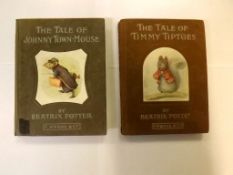 BEATRIX POTTER: 2 titles: TALE OF TIMMY TIPOES, 1911, 1st edition, 27 coloured plates as called for,