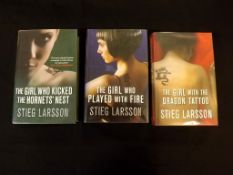 STIEG LARSSON: THE GIRL WITH THE DRAGON TATTOO - THE GIRL WHO PLAYED WITH FIRE - THE GIRL WHO KICKED