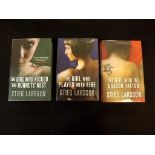 STIEG LARSSON: THE GIRL WITH THE DRAGON TATTOO - THE GIRL WHO PLAYED WITH FIRE - THE GIRL WHO KICKED