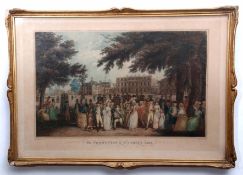 F P SOIRON & T GAUGAIN AFTER EDWARD DAYES: THE PROMENADE IN ST JAMES PARK - AN AIRING IN HYDE