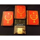 ROBERT FREAKE GOULD: THE HISTORY OF FREEMASONRY, Edinburgh, Thomas C Jack, circa 1886, 3 volumes,