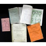Packet five assorted trade catalogues including NEWMAN & BRYCE: ILLUSTRATED CATALOGUE OF ENGINEERS
